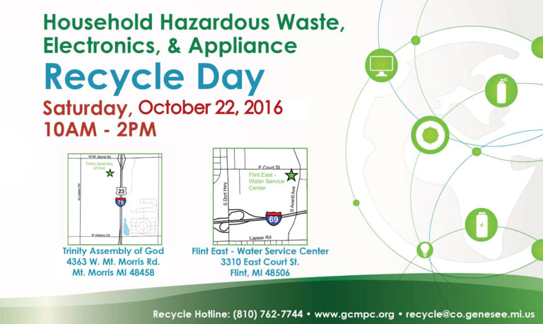 Get rid of hazardous waste this Saturday, Oct. 22