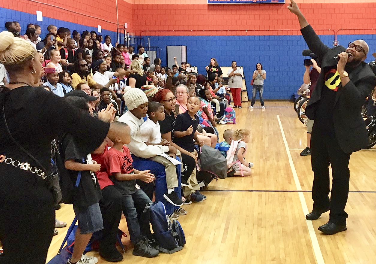 Riders help Doyle/Ryder students roar into the school year