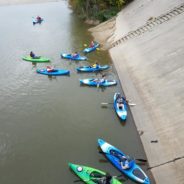 National journalists gliding into the Flint River see herons, egrets, kingfishers–and pride