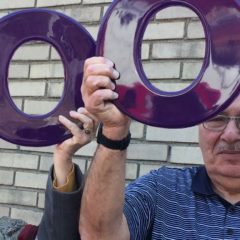 W-O-O-D-S-I-D-E Church taking shape letter by letter at new locale