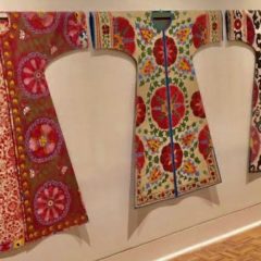 Review:  Paper recreations of historical fashion “amazing” at FIA through Sept. 8