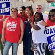 UAW members keep up vigils on the picket line as strike grinds on