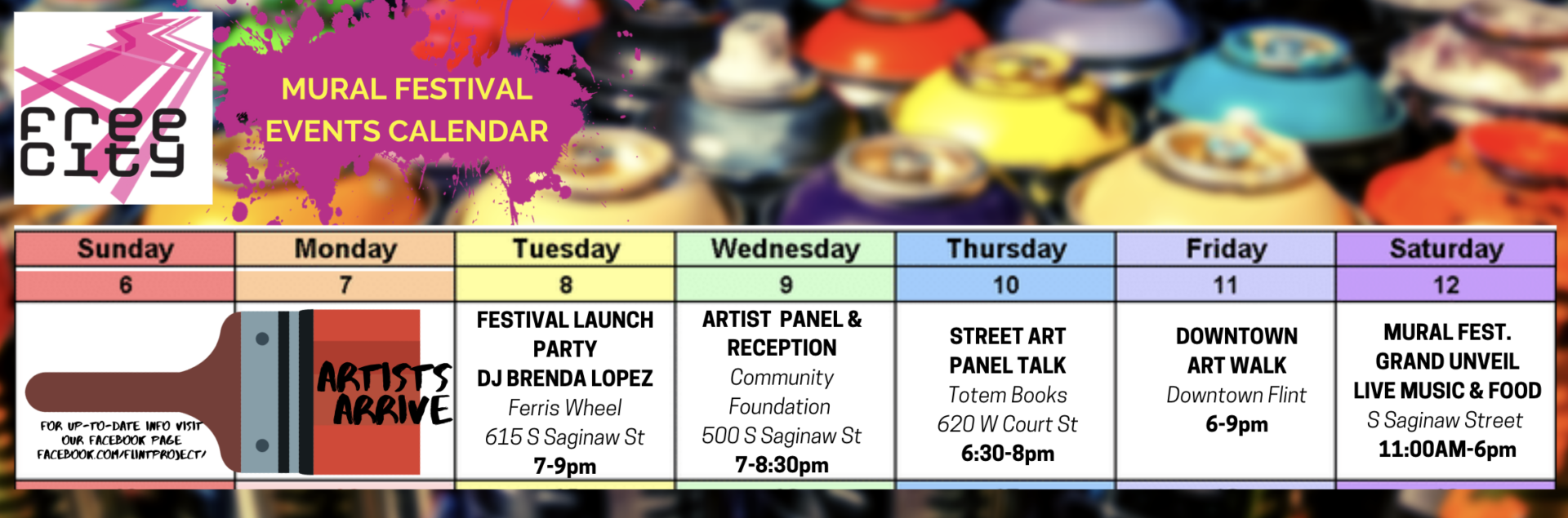 “Free City” mural festival kicks off Tuesday for week-long street art extravaganza