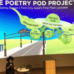 Poet Laureate Semaj Brown launches literacy project in compelling UM – Flint performance