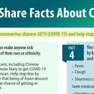 Know the facts about coronavirus disease 2019 (COVID-19) and help stop the spread of rumors.