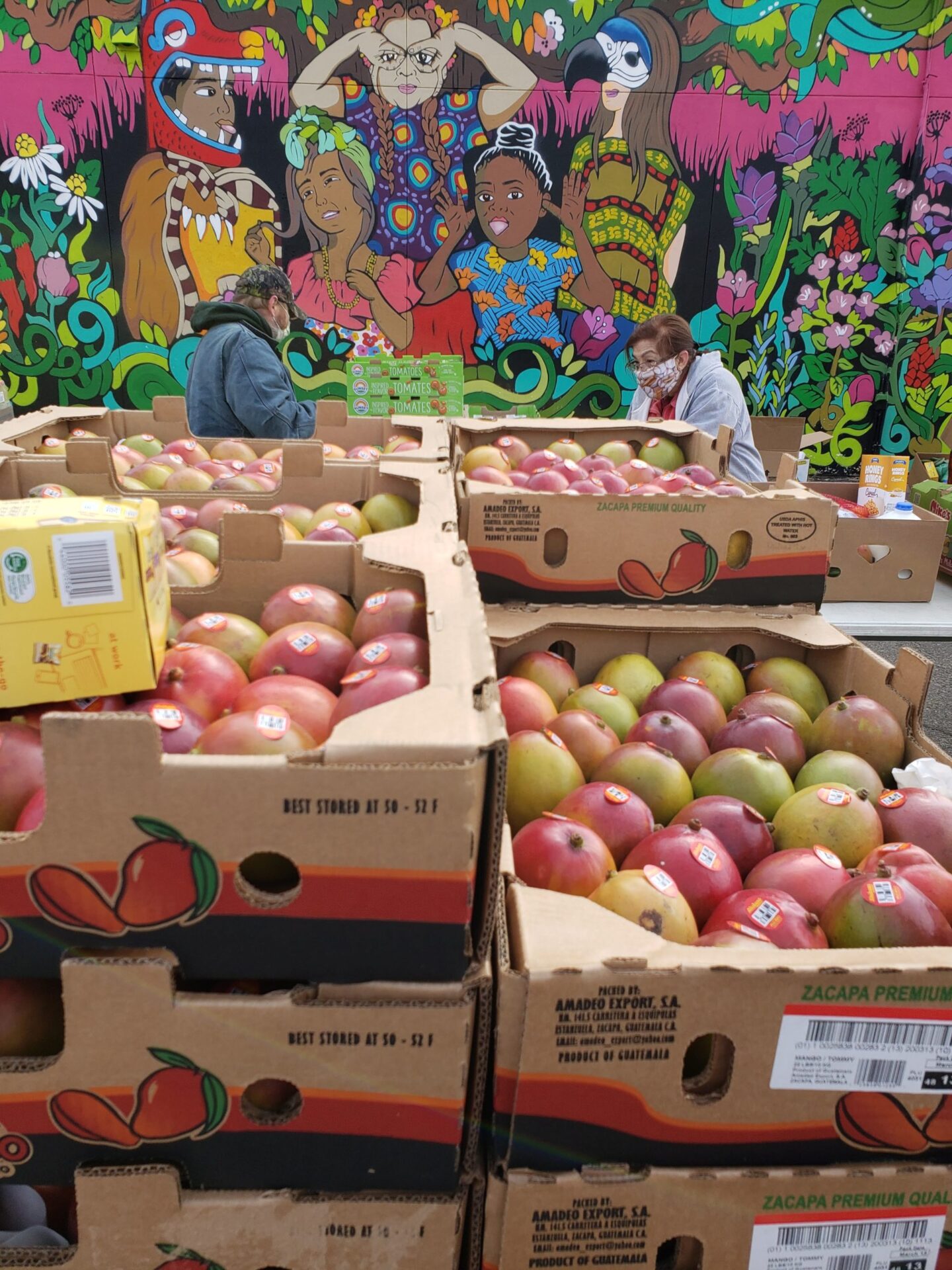 950 residents receive food weekly at the Martus/Luna Food Pantry