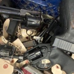“No longer will the City of Flint be an arms dealer” – Mayor Neeley; 384 guns destroyed today