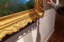 Caring for some of the world’s finest art at the Flint Institute of Arts: magnifying glass, flashlight and tablet are tools of the trade