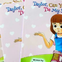 “Can You Help Me Tie My Shoes?” Local young author promotes her new book at Flint Farmers Market