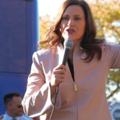 Whitmer touts infrastructure,  public safety, reproductive rights protection in Flint campaign rally with powerhouse Democratic lineup