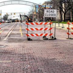 Iconic Saginaw Street brick replacement underway; $5 million project to continue through 2024