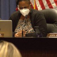 “We have chaos in the chamber” – Council Vice-President Ladel Lewis struggles to keep order in Monday’s boisterous meeting